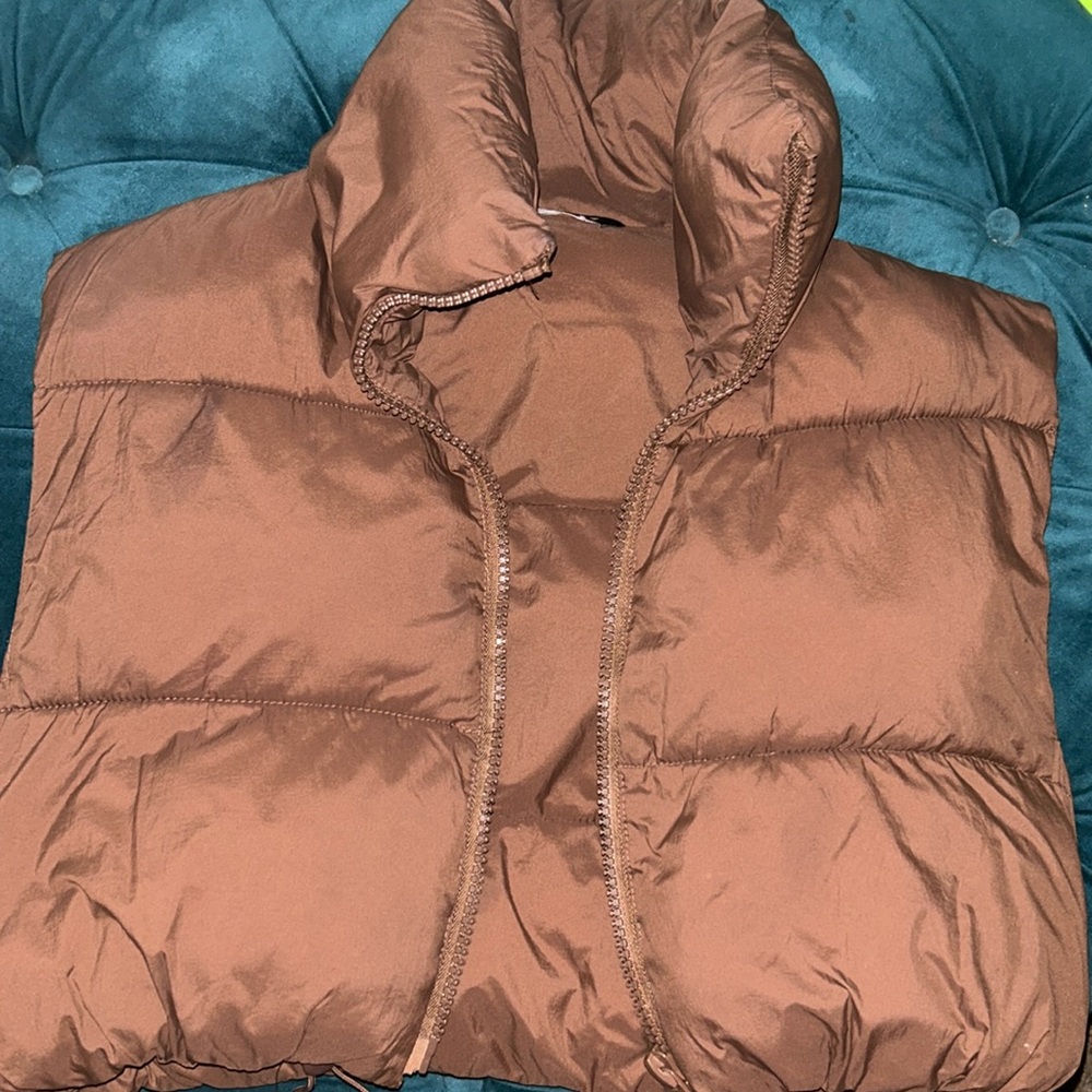 Zara womens cropped vest